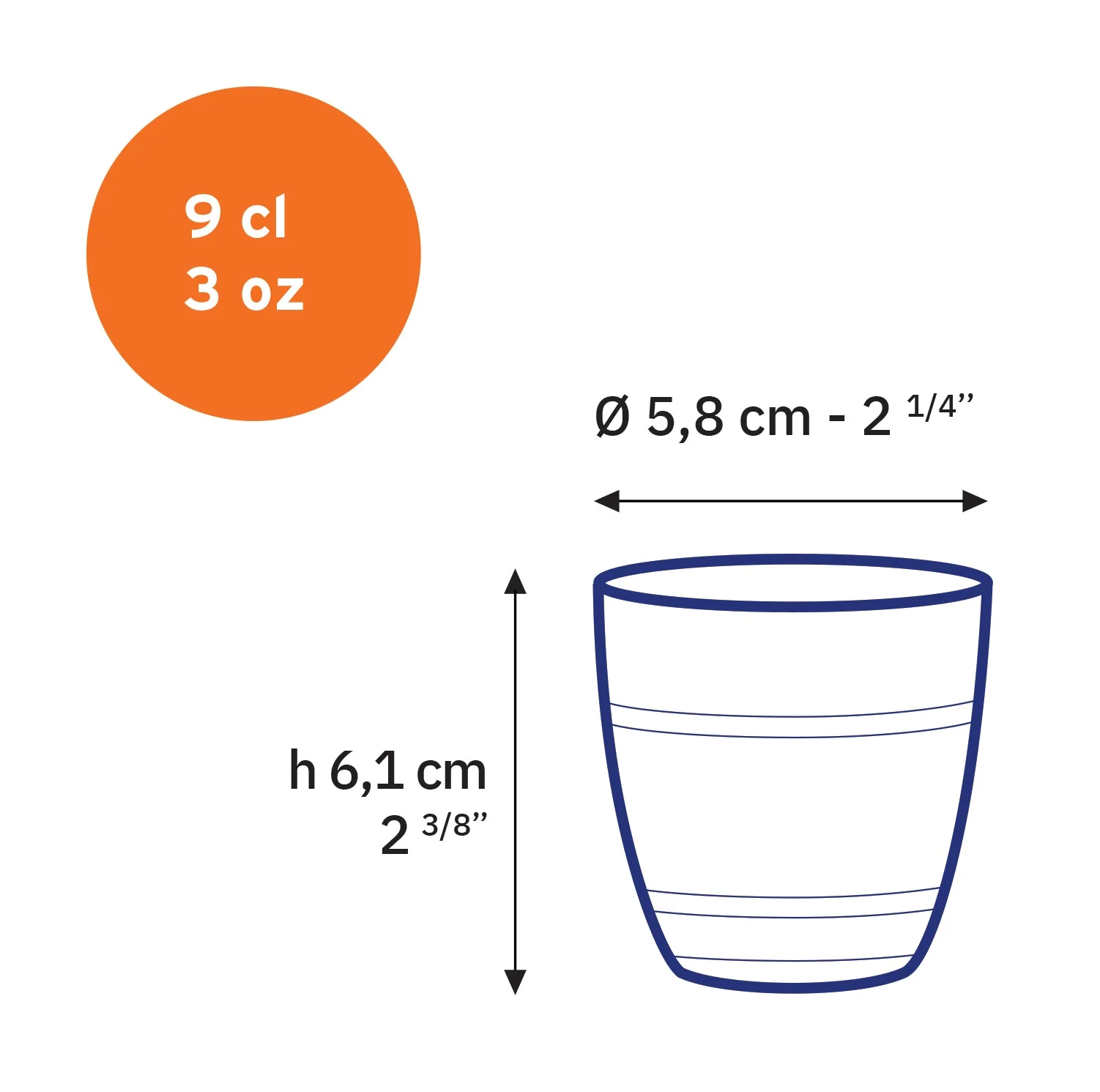 Le Gigogne® Glass Tumblers - Set of 6 - Image 9