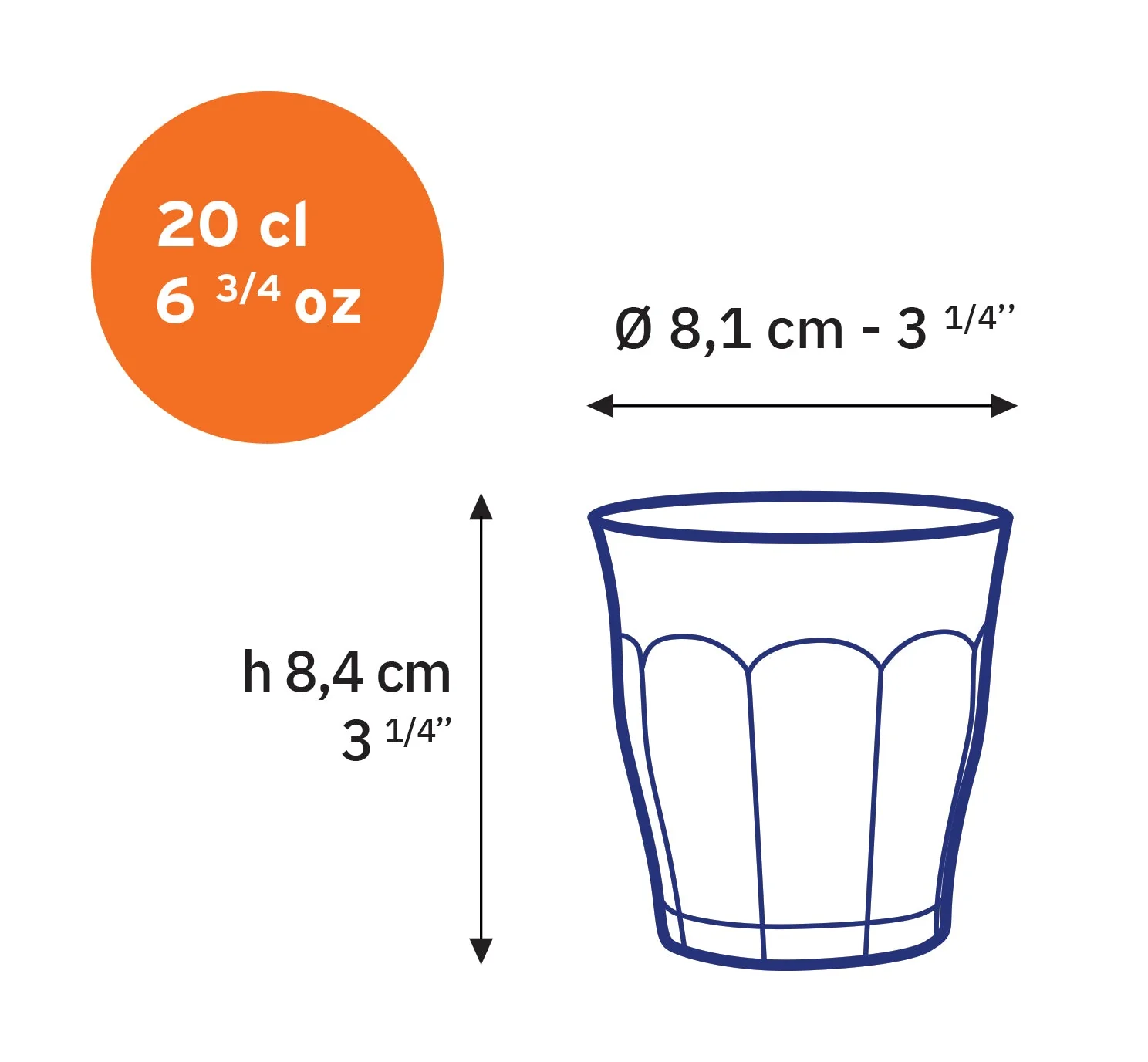 Le Picardie® Marine Glass Tumbler - Set of 6 - Image 5