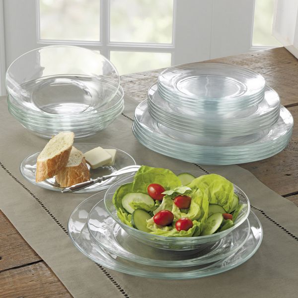 Lys Glass Dinnerware Soup Bowl 9" - Set of 6 - Image 3