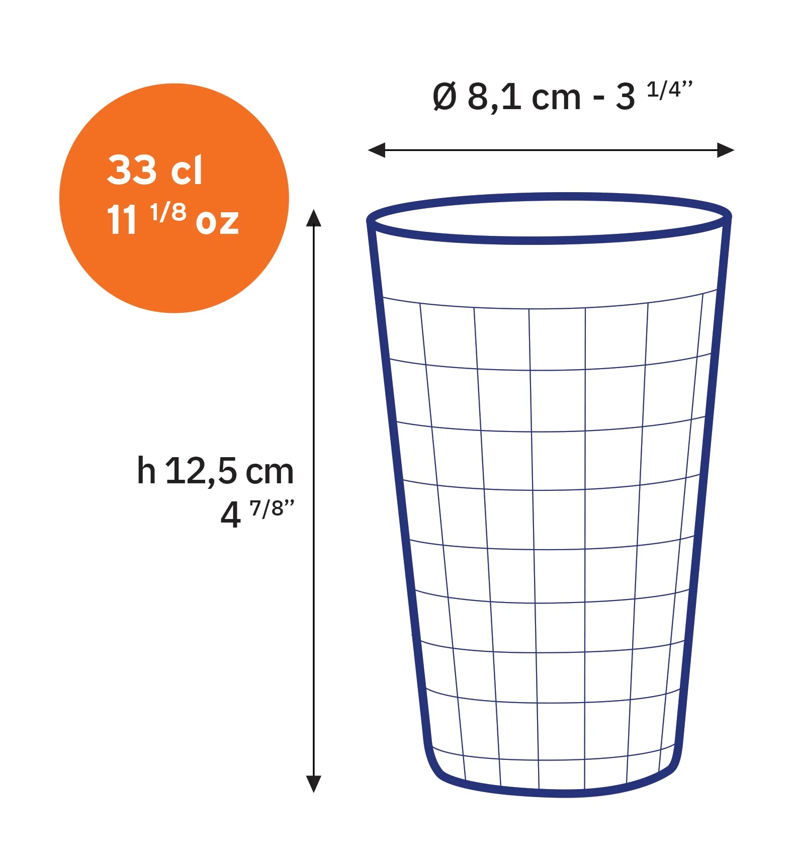 Prisme Clear Glass Tumbler - Set of 6 - Image 8