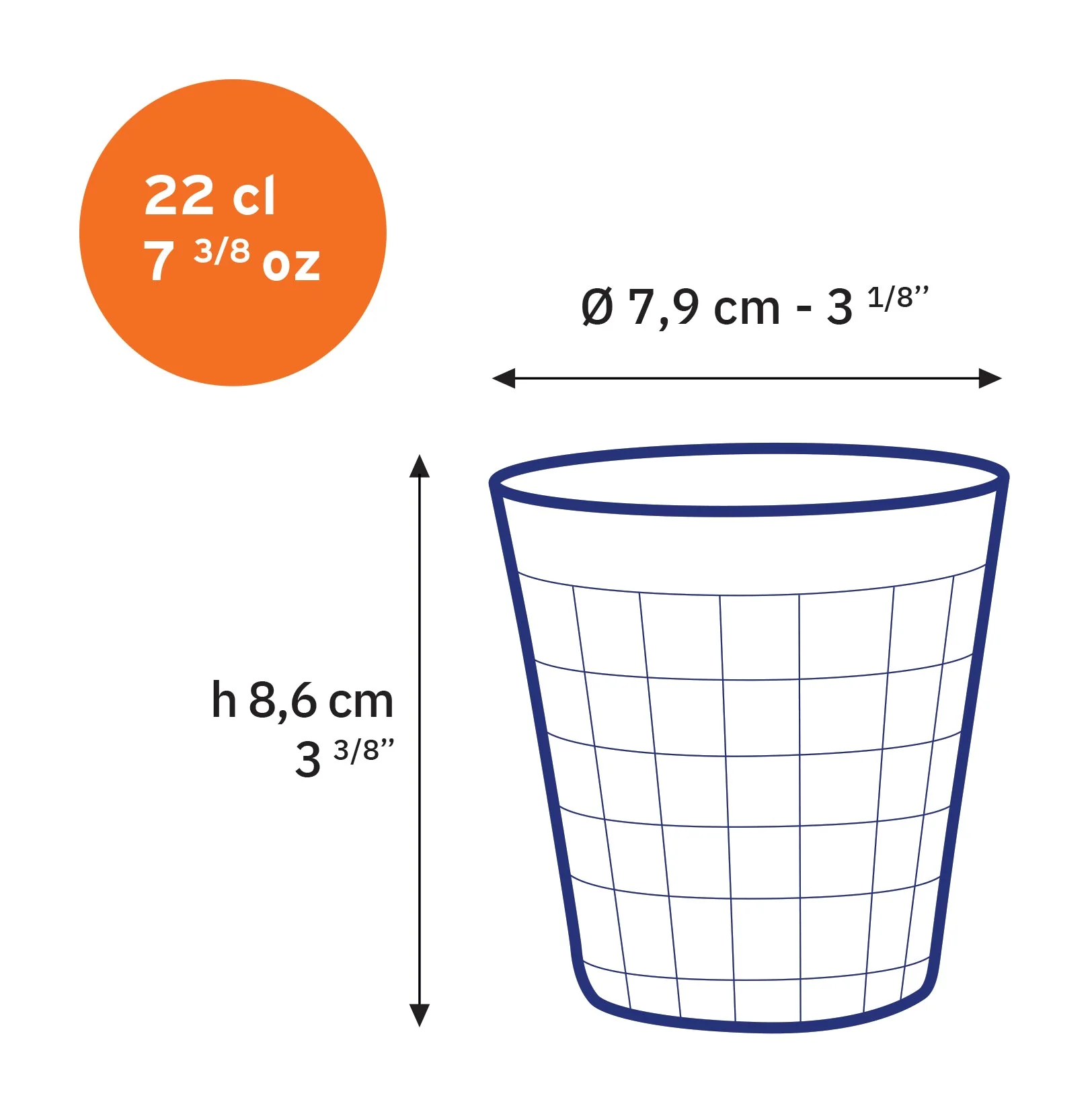 Prisme Marine Glass Tumbler - Image 7